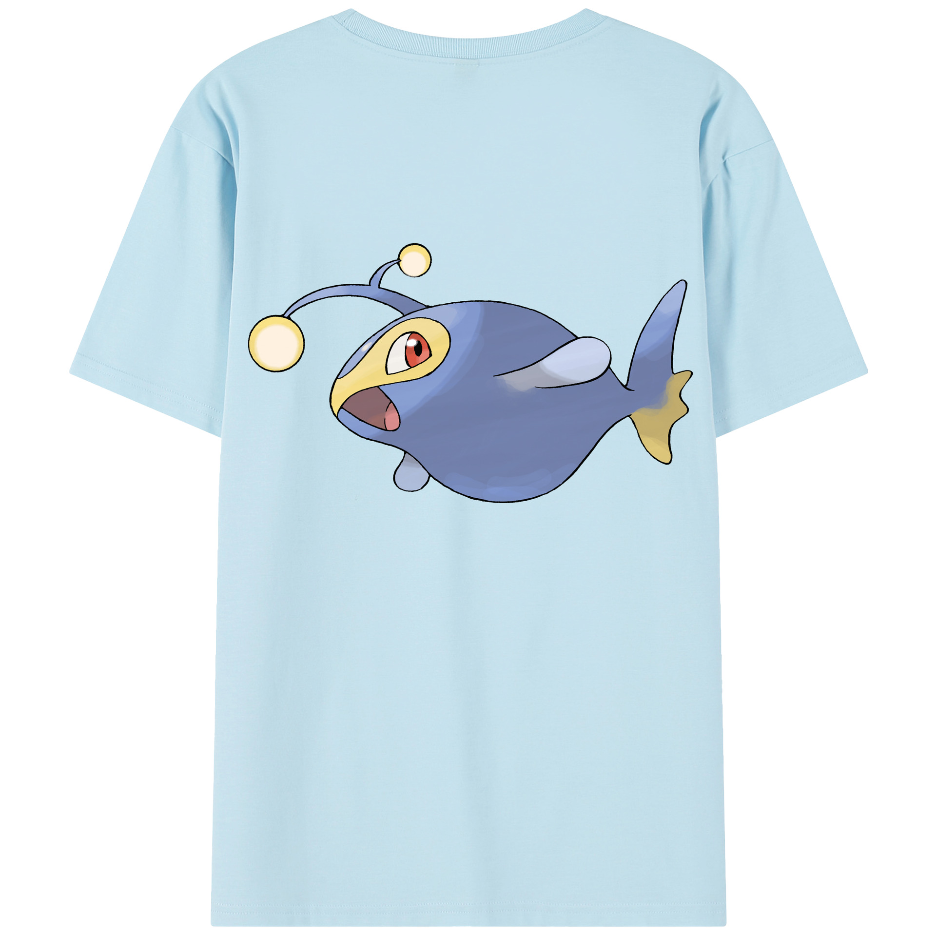 （画像用） ポケットモンスター Pokémon 綿100％半袖Tシャツ（背面プリント）